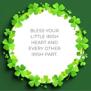 Green Shamrock Party Decoration